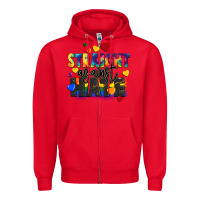Red straight against hate Zipper Hoodie - FaDigitalArtStudio