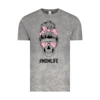 Cloud Rock Pink Flower Mom Skull Vintage Tee - Bettercallsaul