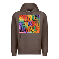 Coffee Pride love is love Premium Hoodie - FaDigitalArtStudio