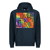 Navy Pride love is love Premium Hoodie - FaDigitalArtStudio