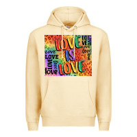Pina Colada Pride love is love Premium Hoodie - FaDigitalArtStudio