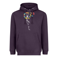 Plum Dandelion Autism Puzzle Be Kind Heavyweight Hoodie - CowhideDigitalArt