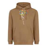Toasted Coconut Dandelion Autism Puzzle Be Kind Heavyweight Hoodie - CowhideDigitalArt