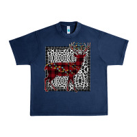 Navy Christmas Deer Urban Heavy Tee - Bettercallsaul