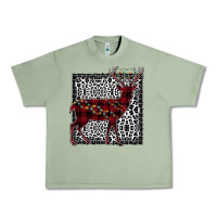 Oil Green Christmas Deer Urban Heavy Tee - Bettercallsaul