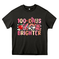 Asphalt 100 days brighter Heavy Core Tee - MaliasSmallBusiness