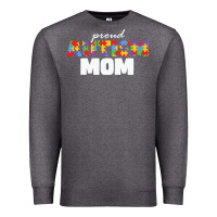 Charcoal Heather LIL Autism Mom Premium Sweatshirt - CowhideDigitalArt