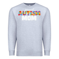 Heather Grey LIL Autism Mom Premium Sweatshirt - CowhideDigitalArt