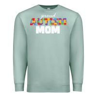 Seafoam LIL Autism Mom Premium Sweatshirt - CowhideDigitalArt