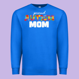 Lil Autism Mom Premium Sweatshirt Designed By Cowhidedigitalart