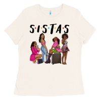 Bone sista sisters afro black women Ladies Tee - NancyCooperArtShop