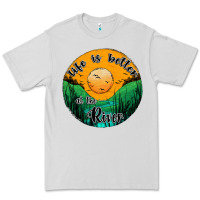 Dove Grey life is better at the river Premium Tee - JahusDesignShop
