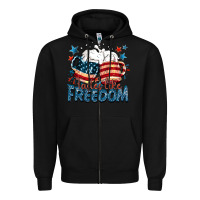 Tastes Like Freedom Zipper Hoodie | Teevron