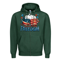 Sports Green Tastes like freedom Zipper Hoodie - FaDigitalArtStudio