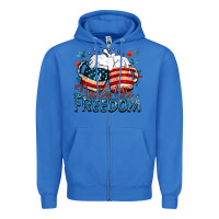 True Royal Tastes like freedom Zipper Hoodie - FaDigitalArtStudio