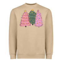 Mushroom christmas trees Heavyweight Sweatshirt - CowGirlArtShop