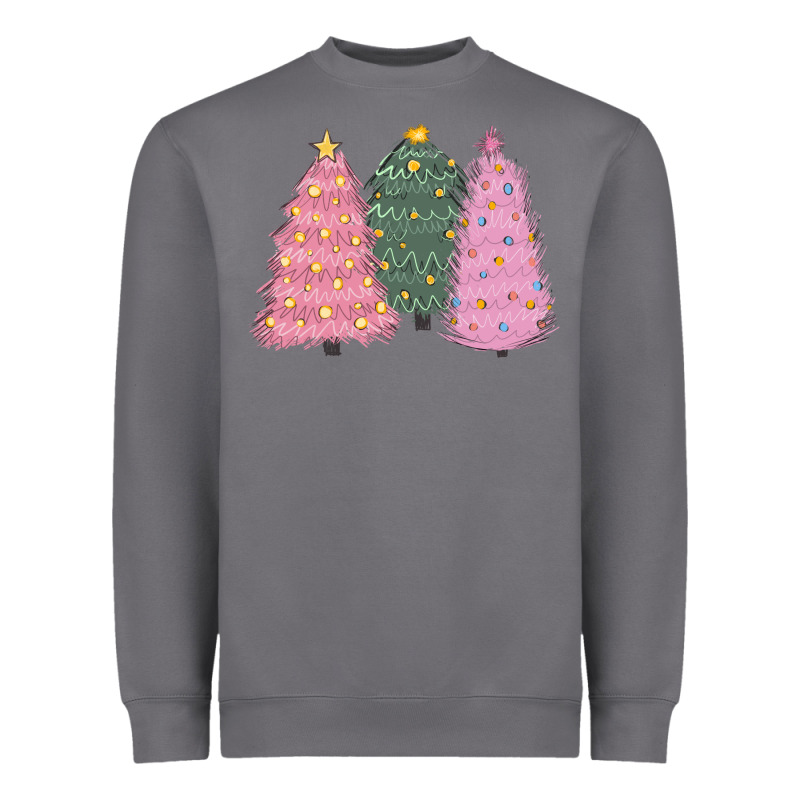 Christmas Trees Heavyweight Sweatshirt by CowGirlArtShop | Teevron