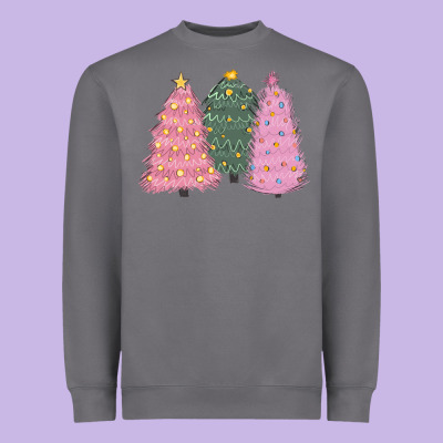 Christmas Trees Heavyweight Sweatshirt Designed By Cowgirlartshop