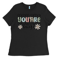 Black you are enough Ladies Tee - MaliasSmallBusiness