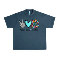 Midnight Navy Peace Love Sunshine Urban Heavy Tee - Bettercallsaul