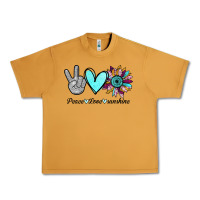 Peanut Butter Peace Love Sunshine Urban Heavy Tee - Bettercallsaul