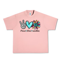 Salmon Peace Love Sunshine Urban Heavy Tee - Bettercallsaul