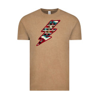 Vintage Coffee Western Aztec Pattern Lightning Vintage Tee - Bettercallsaul