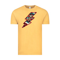 Western Aztec Pattern Lightning Vintage Tee | Teevron