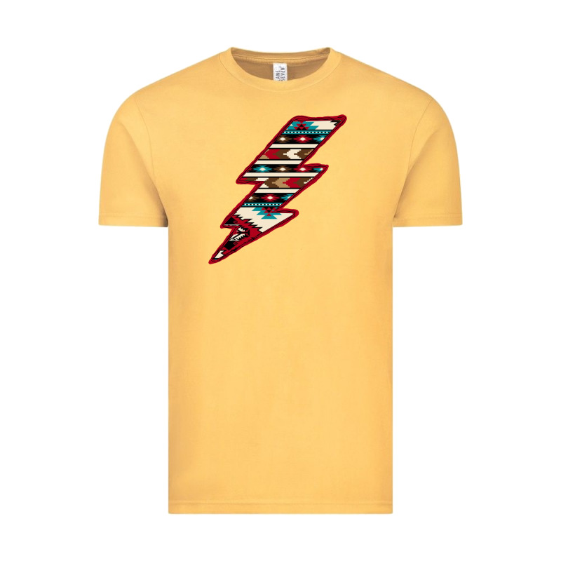 Western Aztec Pattern Lightning Vintage Tee by Bettercallsaul | Teevron