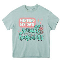 Arona minding my own small business Heavy Core Tee - MaliasSmallBusiness