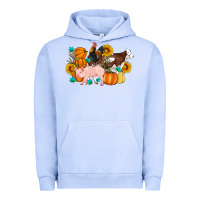 Pigment Grape Ice Farm Life Fall Pig Cow Rooster Urban Hoodie - Artiststas