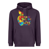 Plum Autism Teach Accept Understand Love Heavyweight Hoodie - CowhideDigitalArt