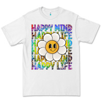 White happy mind happy life Premium Tee - NancyCooperArtShop