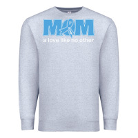 Heather Grey lil autism mom Premium Sweatshirt - CowhideDigitalArt