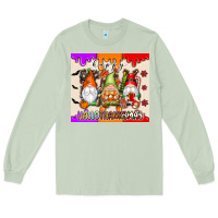 Matcha Happy Hallothanksmas gnomes Long Sleeve Tee - texasbilliewilder