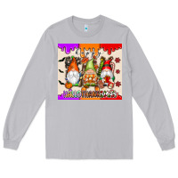 Moon Dust Happy Hallothanksmas gnomes Long Sleeve Tee - texasbilliewilder