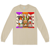 Mushroom Happy Hallothanksmas gnomes Long Sleeve Tee - texasbilliewilder