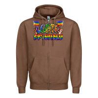 Chestnut lgbtq friendly pride Zipper Hoodie - FaDigitalArtStudio
