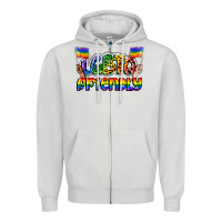 Dove Grey lgbtq friendly pride Zipper Hoodie - FaDigitalArtStudio