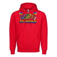Red lgbtq friendly pride Zipper Hoodie - FaDigitalArtStudio