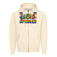 Sandshell lgbtq friendly pride Zipper Hoodie - FaDigitalArtStudio