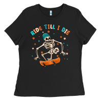Black ride till i die Ladies Tee - MaliasSmallBusiness
