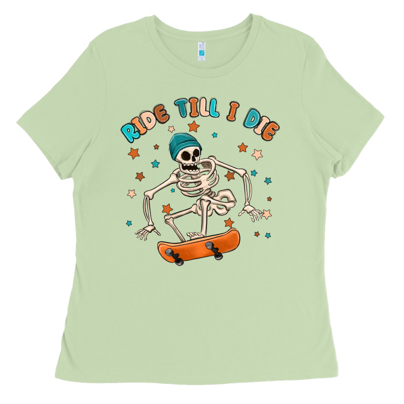 Ride Till I Die Ladies Tee by MaliasSmallBusiness | Teevron