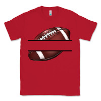 Red football name frame Classic Tee - BarkalooDesign