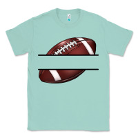 Seafoam football name frame Classic Tee - BarkalooDesign