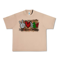 Burro Peace Love Christmas Urban Heavy Tee - Bettercallsaul