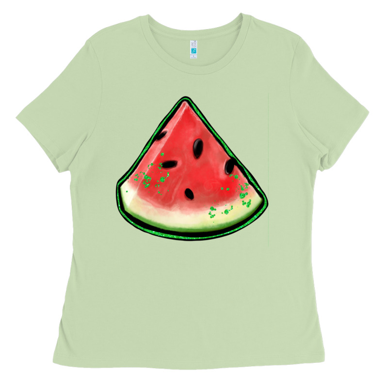 Watermelon Sliece Ladies Tee by Jasminsmagicworld | Teevron