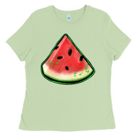 Matcha watermelon sliece Ladies Tee - Jasminsmagicworld