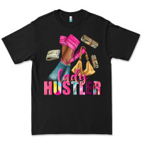 Black lady hustler afro high heels Premium Tee - NancyCooperArtShop