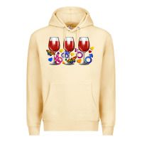 Pina Colada pride wine cups Premium Hoodie - FaDigitalArtStudio